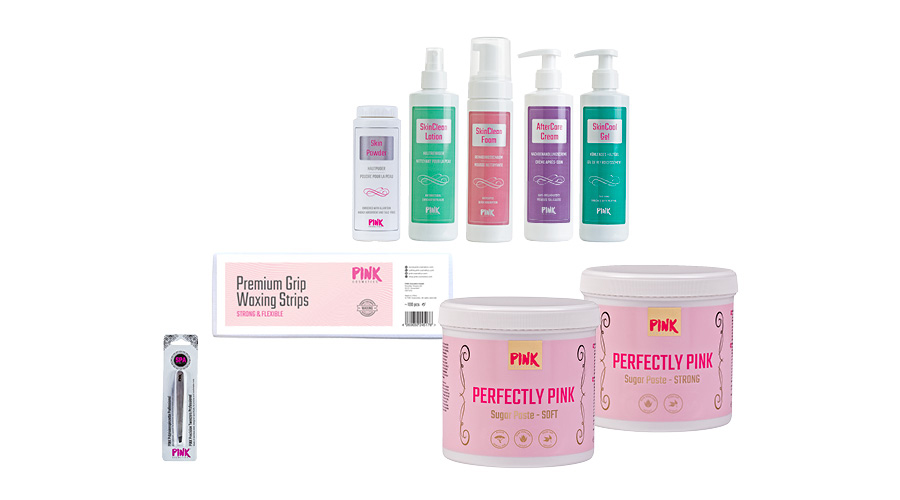 FACE & BODY Sugaring Set (inkl. 10 Rabatt) PINK Cosmetics Waxing